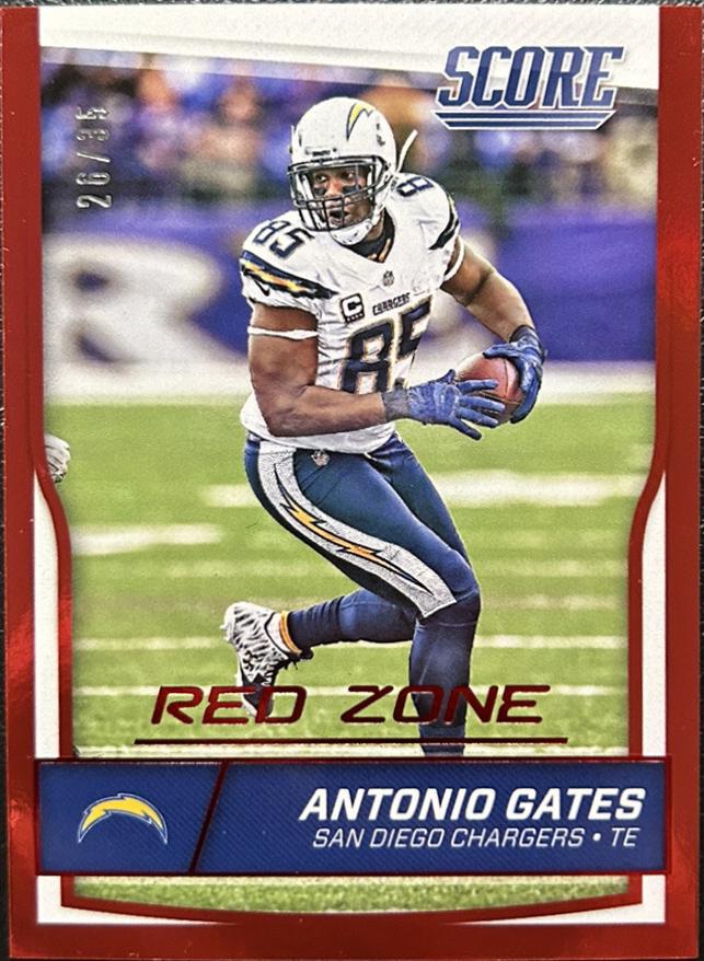 Antonio Gates [Jumbo Red Zone] #266