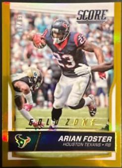 Arian Foster [Jumbo Gold Zone] #130
