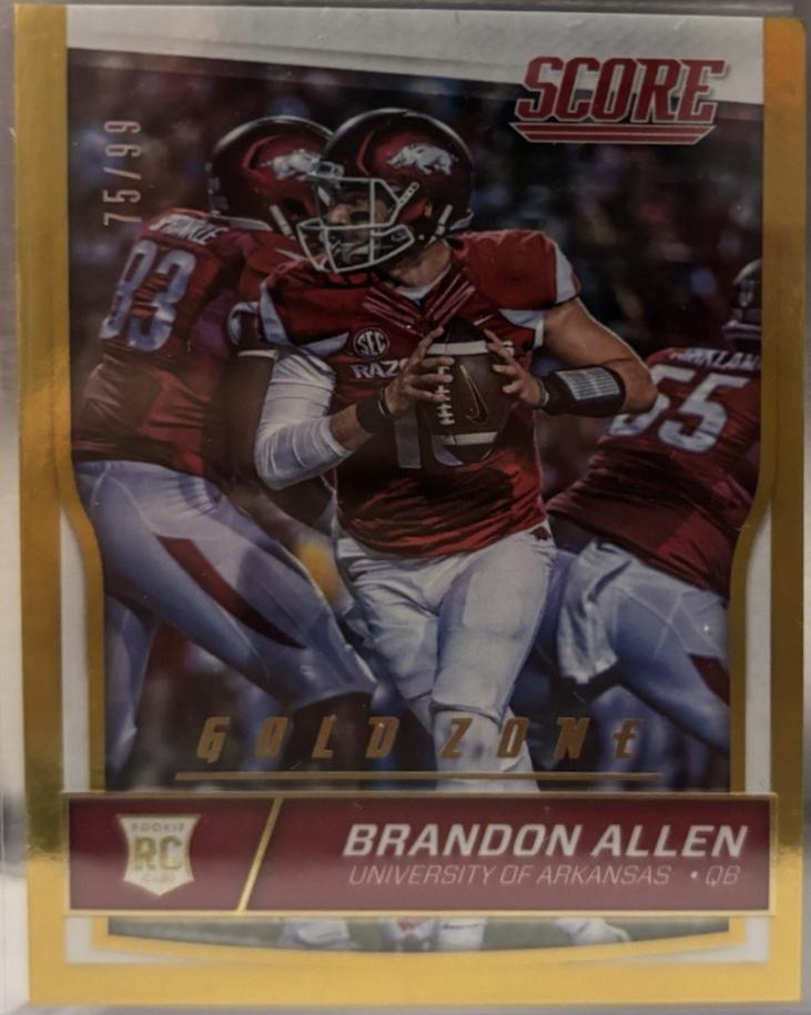 Brandon Allen [Jumbo Gold Zone] #428