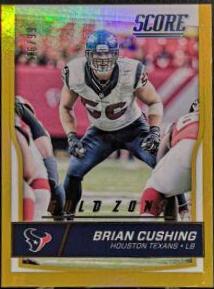 Brian Cushing [Jumbo Gold Zone] #135