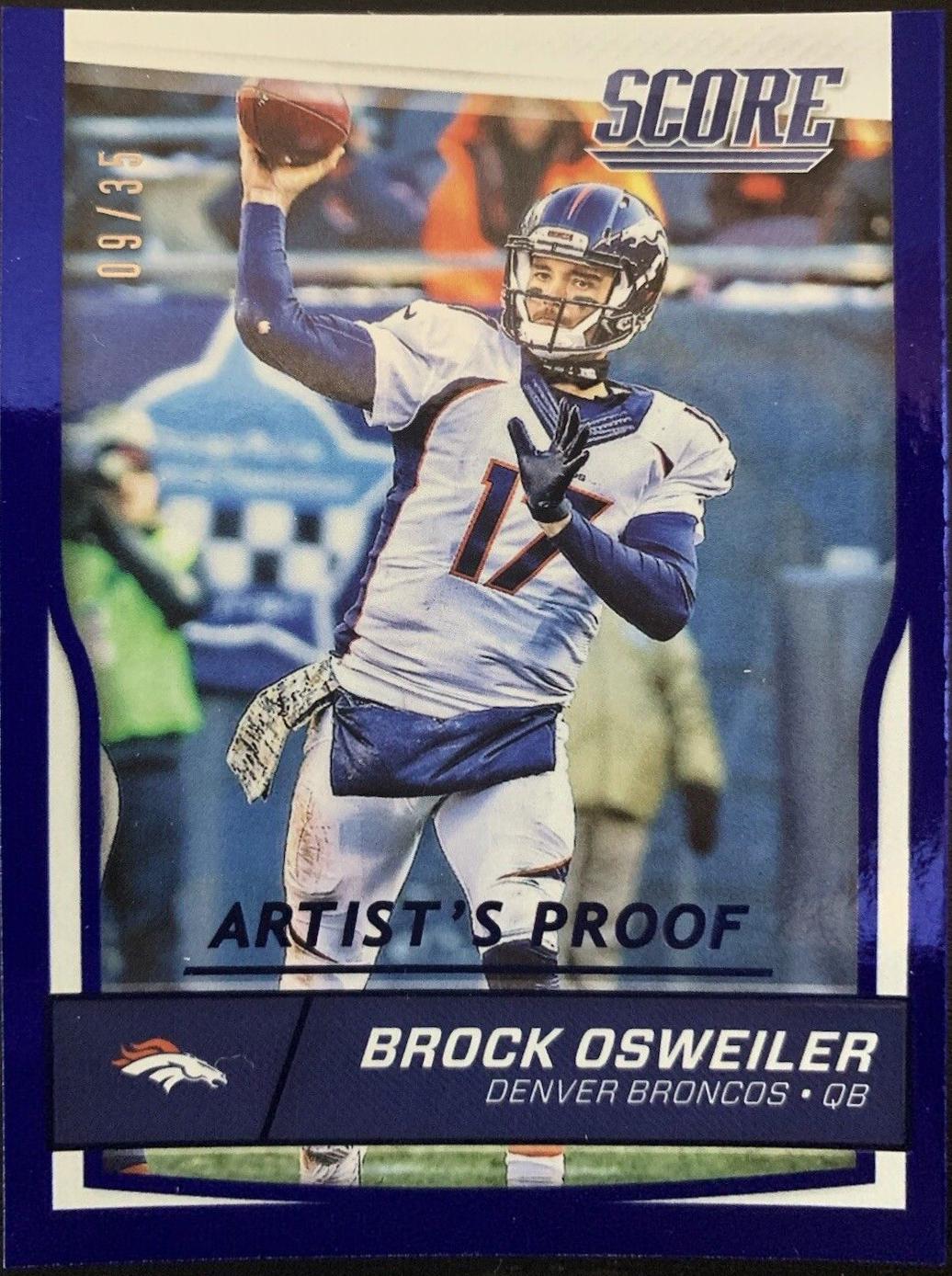 Brock Osweiler [Artist's Proof] #96