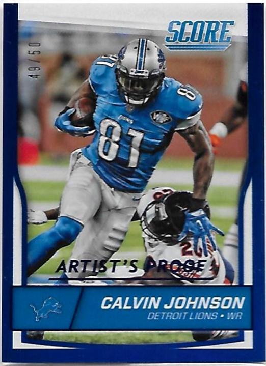 Calvin Johnson [Jumbo Artist's Proof] #110