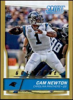 Cam Newton [Jumbo Gold Zone] #43
