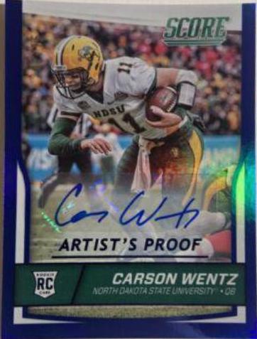 Carson Wentz [Autograph] #335