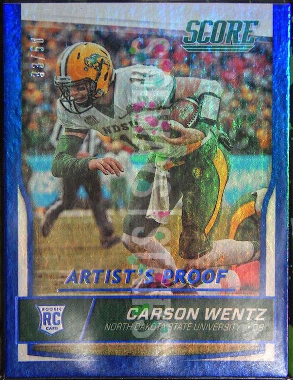 Carson Wentz [Jumbo Artist's Proof] #335