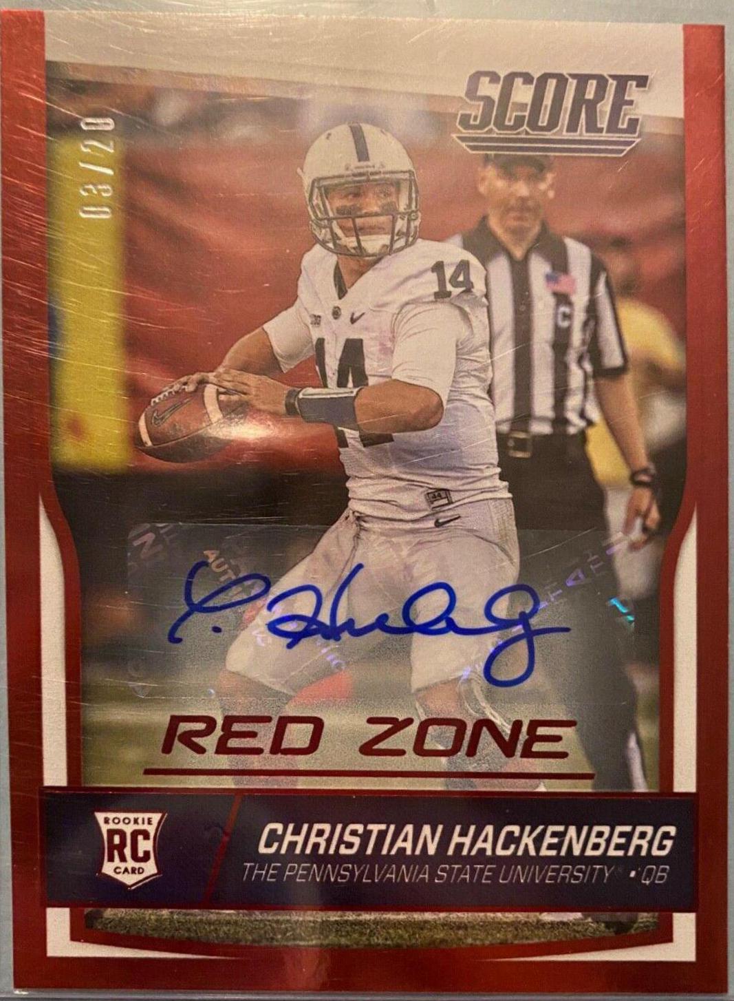 Christian Hackenberg [Autograph Red Zone] #334