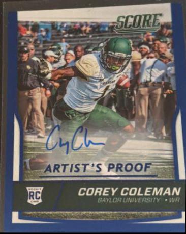 Corey Coleman [Autograph Artist's Proof] #363