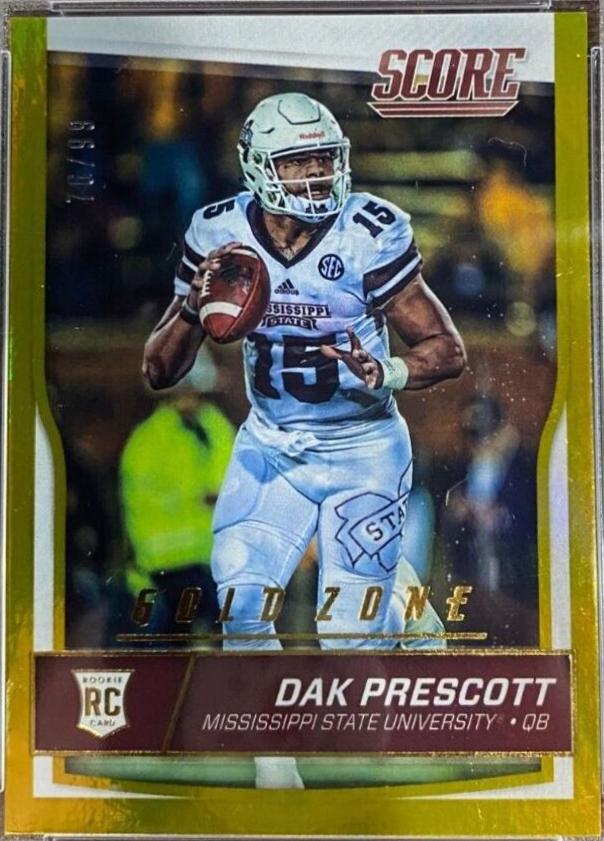 Dak Prescott [Jumbo Gold Zone] #337