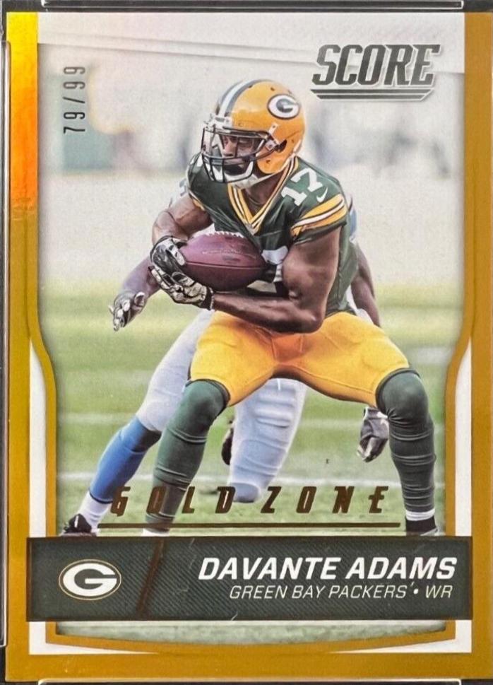 Davante Adams [Jumbo Gold Zone] #123