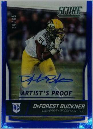 DeForest Buckner [Autograph Artist's Proof] #398