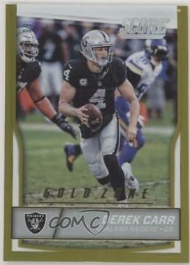 Derek Carr [Jumbo Gold Zone] #229