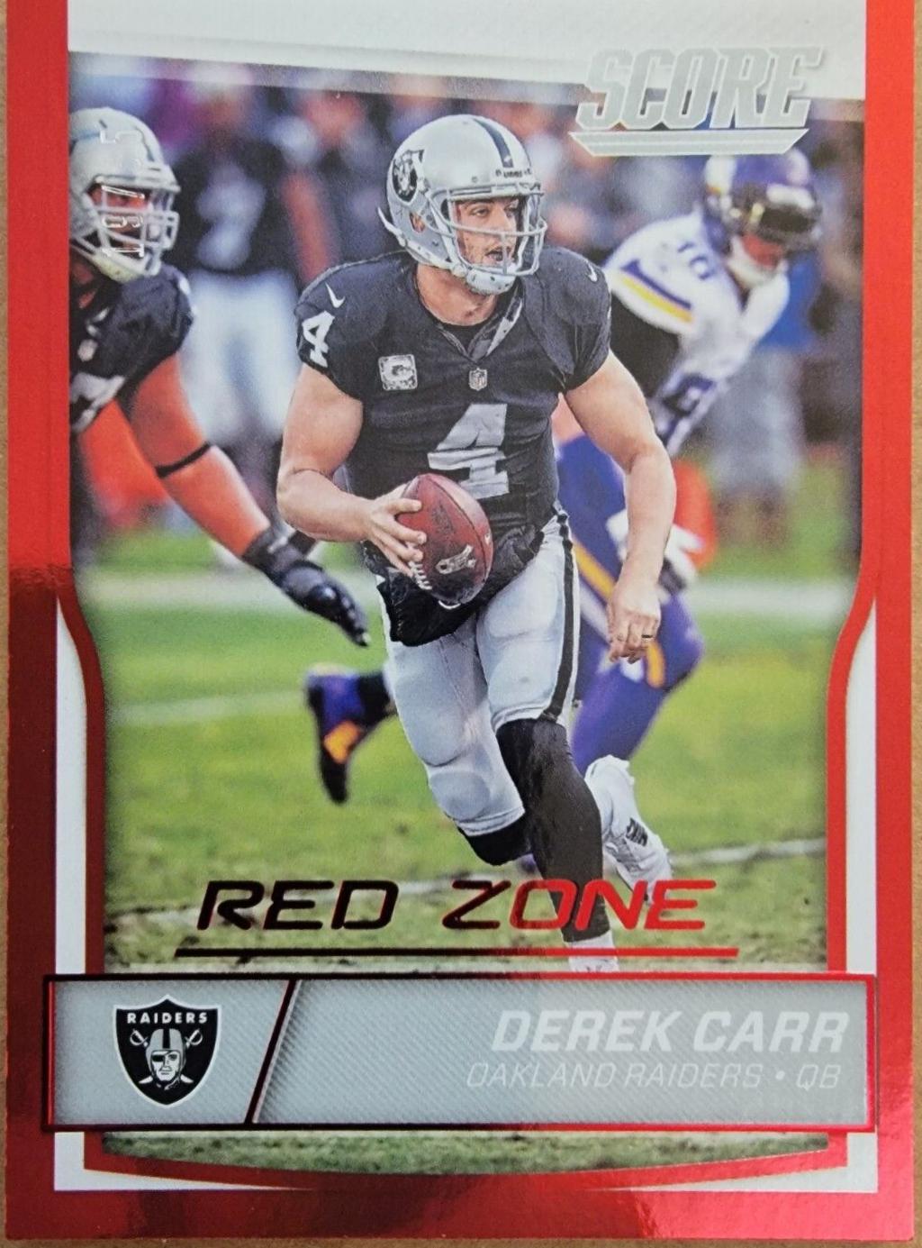 Derek Carr [Jumbo Red Zone] #229