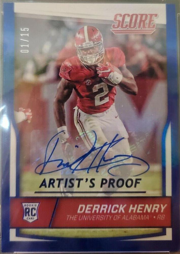Derrick Henry [Autograph Artist's Proof] #345