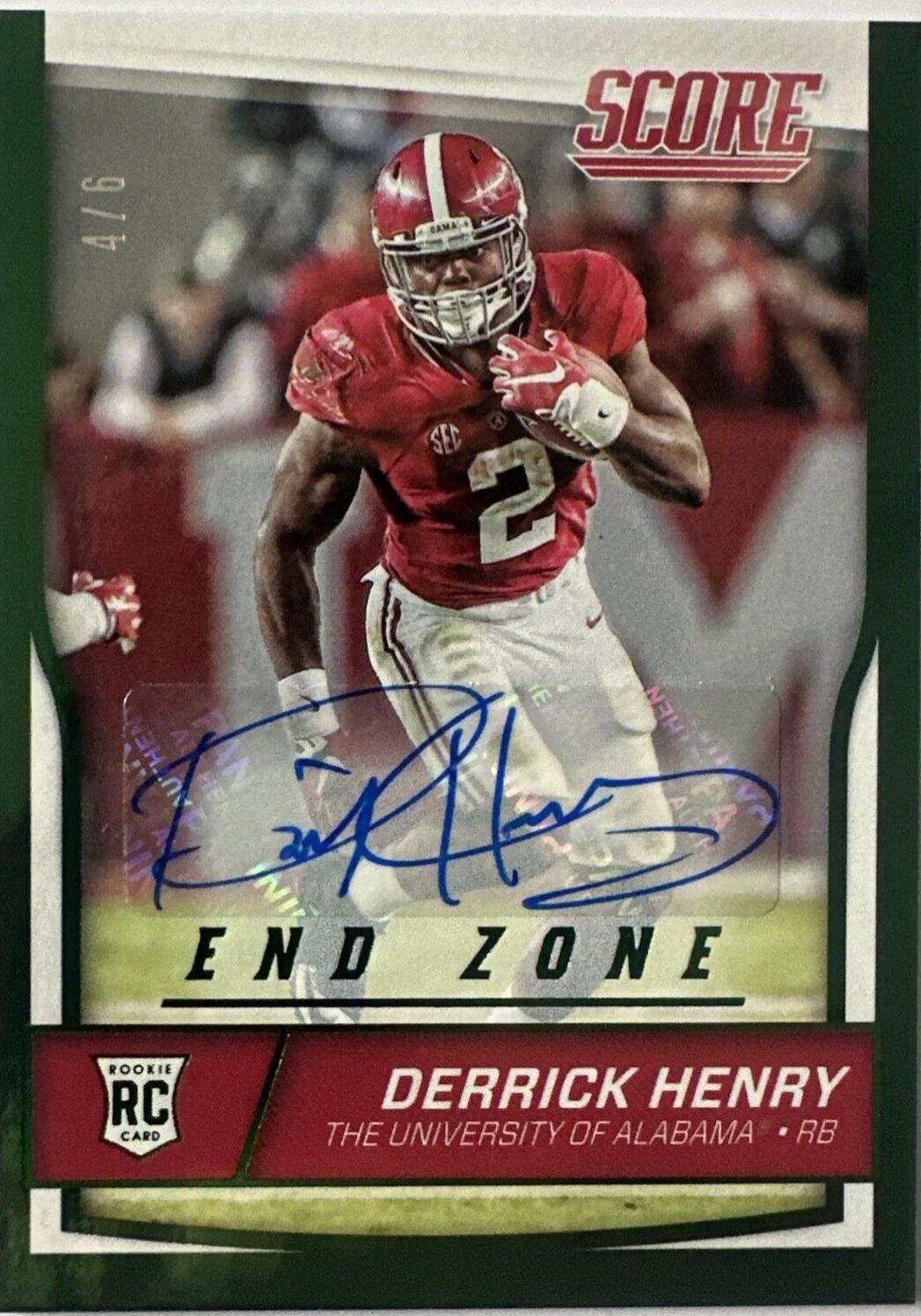 Derrick Henry [Autograph End Zone] #345
