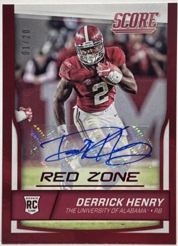 Derrick Henry [Autograph Red Zone] #345