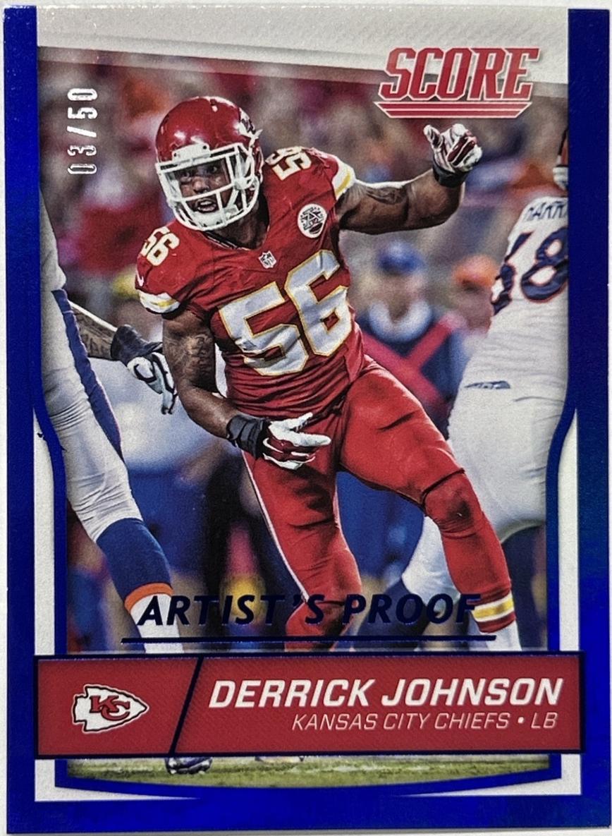 Derrick Johnson [Jumbo Artist's Proof] #166