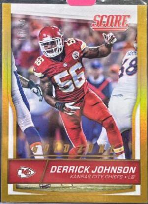 Derrick Johnson [Jumbo Gold Zone] #166