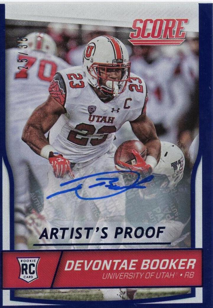 Devontae Booker [Autograph Artist's Proof] #346