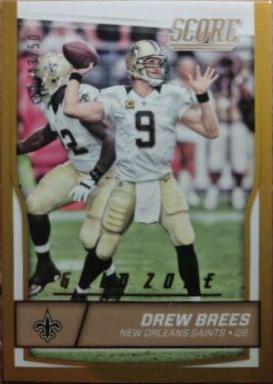 Drew Brees [Jumbo Gold Zone] #199