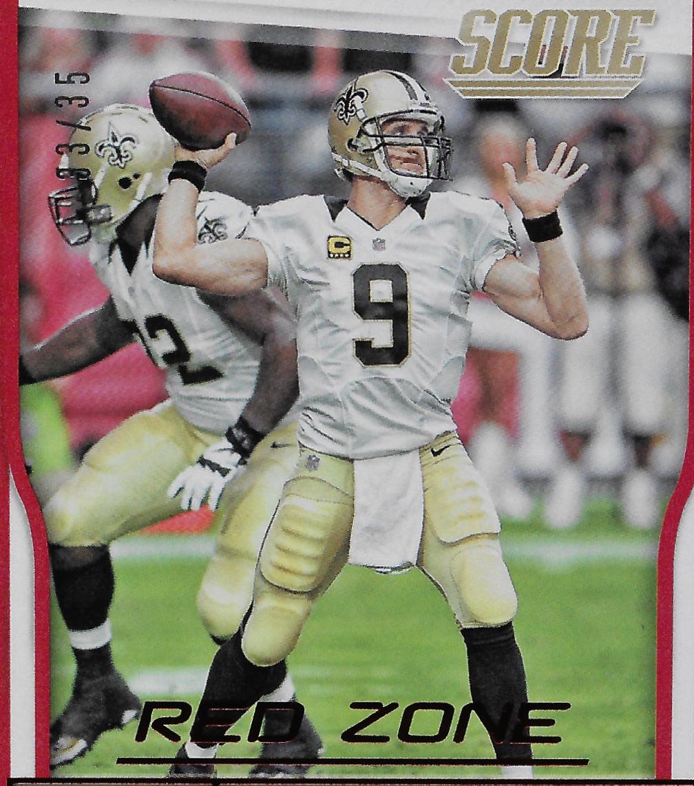 Drew Brees [Jumbo Red Zone] #199