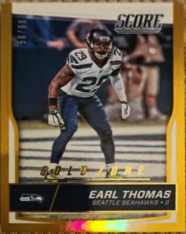 Earl Thomas [Jumbo Gold Zone] #290