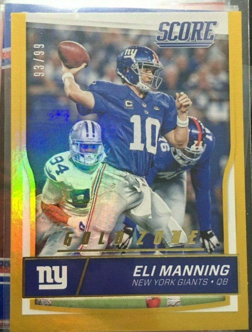 Eli Manning [Jumbo Gold Zone] #209