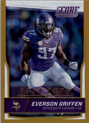 Everson Griffen [Jumbo Gold Zone] #187