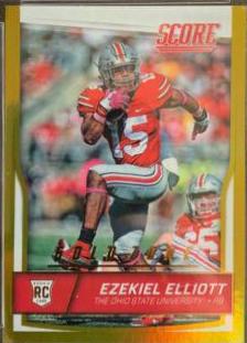 Ezekiel Elliott [Gold Zone] #344