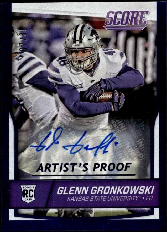 Glenn Gronkowski [Autograph Artist's Proof] #360