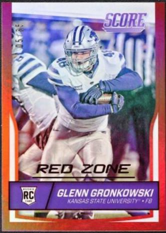 Glenn Gronkowski [Jumbo Red Zone] #360