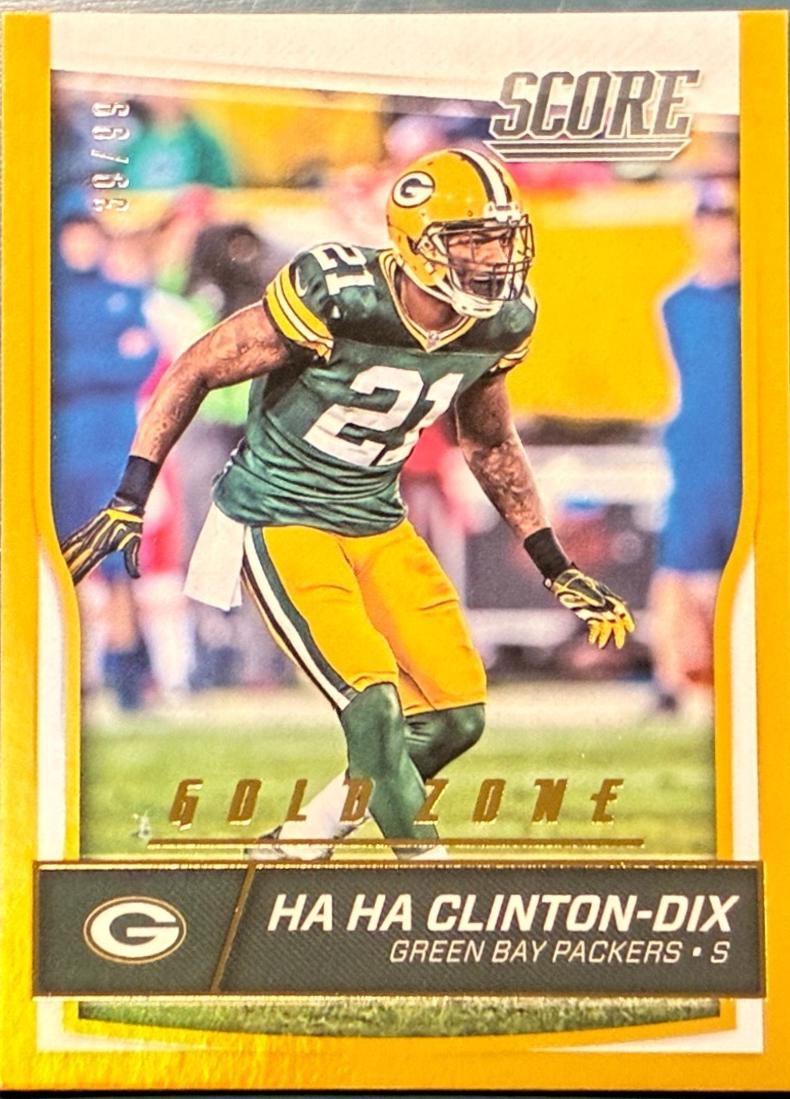 Ha Ha Clinton Dix [Jumbo Gold Zone] #127