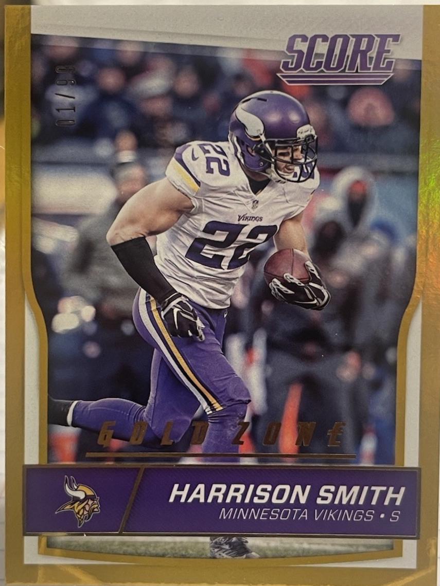 Harrison Smith [Jumbo Gold Zone] #186