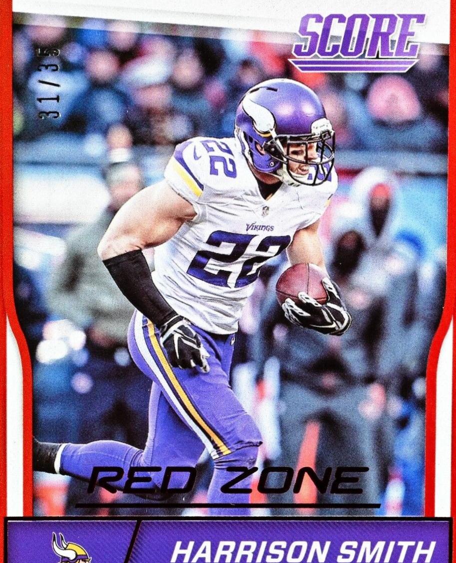 Harrison Smith [Jumbo Red Zone] #186