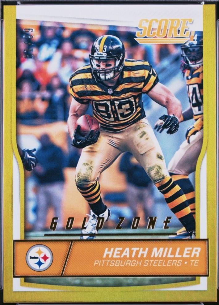 Heath Miller [Jumbo Gold Zone] #254