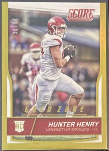 Hunter Henry [Jumbo Gold Zone] #382