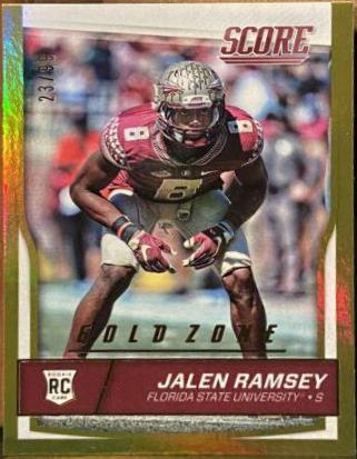 Jalen Ramsey [Jumbo Gold Zone] #418