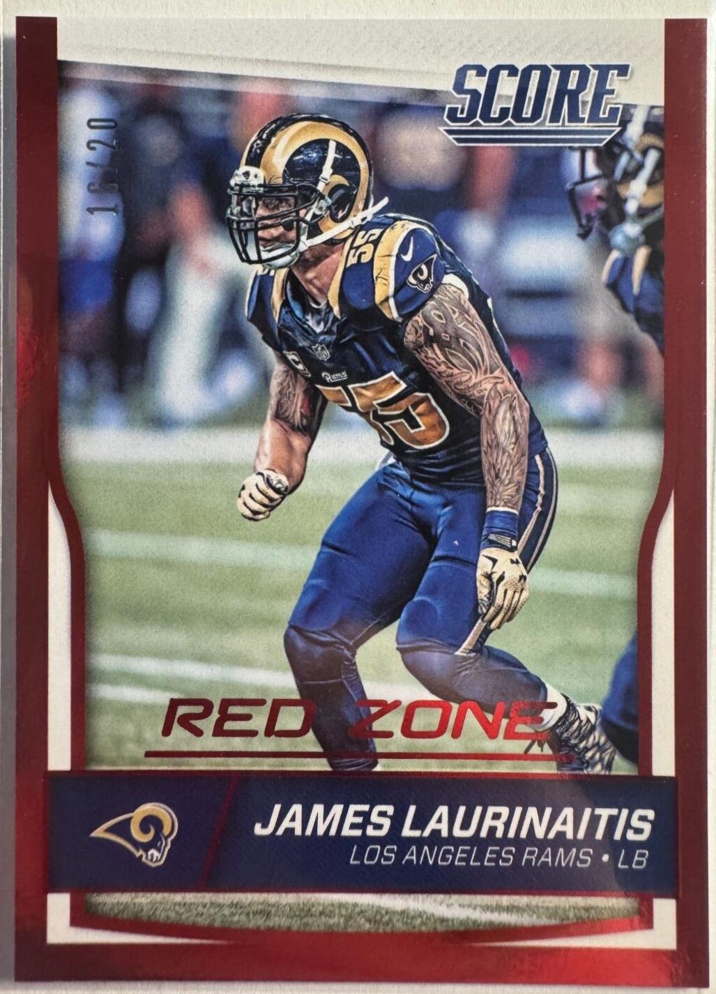 James Laurinaitis [Jumbo Red Zone] #298