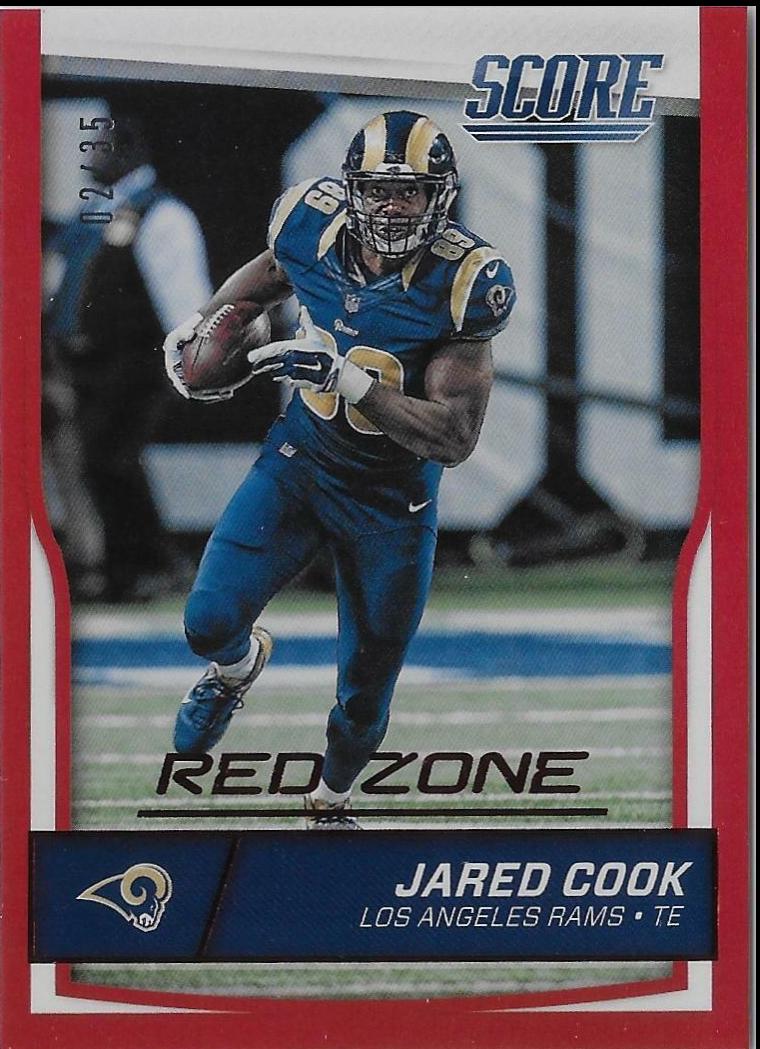 Jared Cook [Jumbo Red Zone] #297