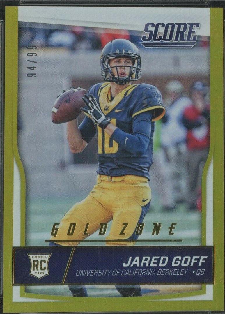 Jared Goff [Gold Zone] #332