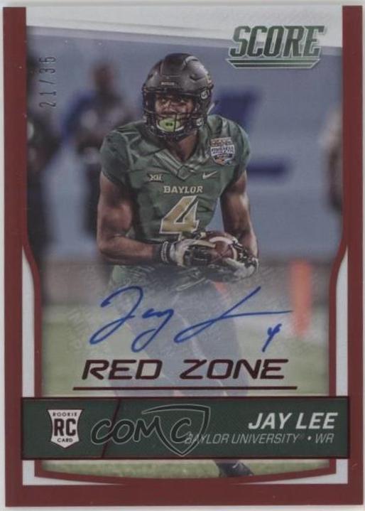 Jay Lee [Autograph Jumbo Red Zone] #358