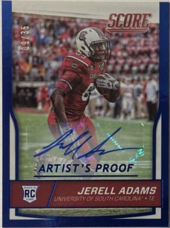 Jerell Adams [Autograph Artist's Proof] #384