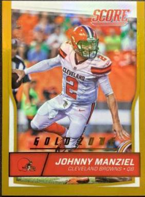 Johnny Manziel [Jumbo Gold Zone] #75