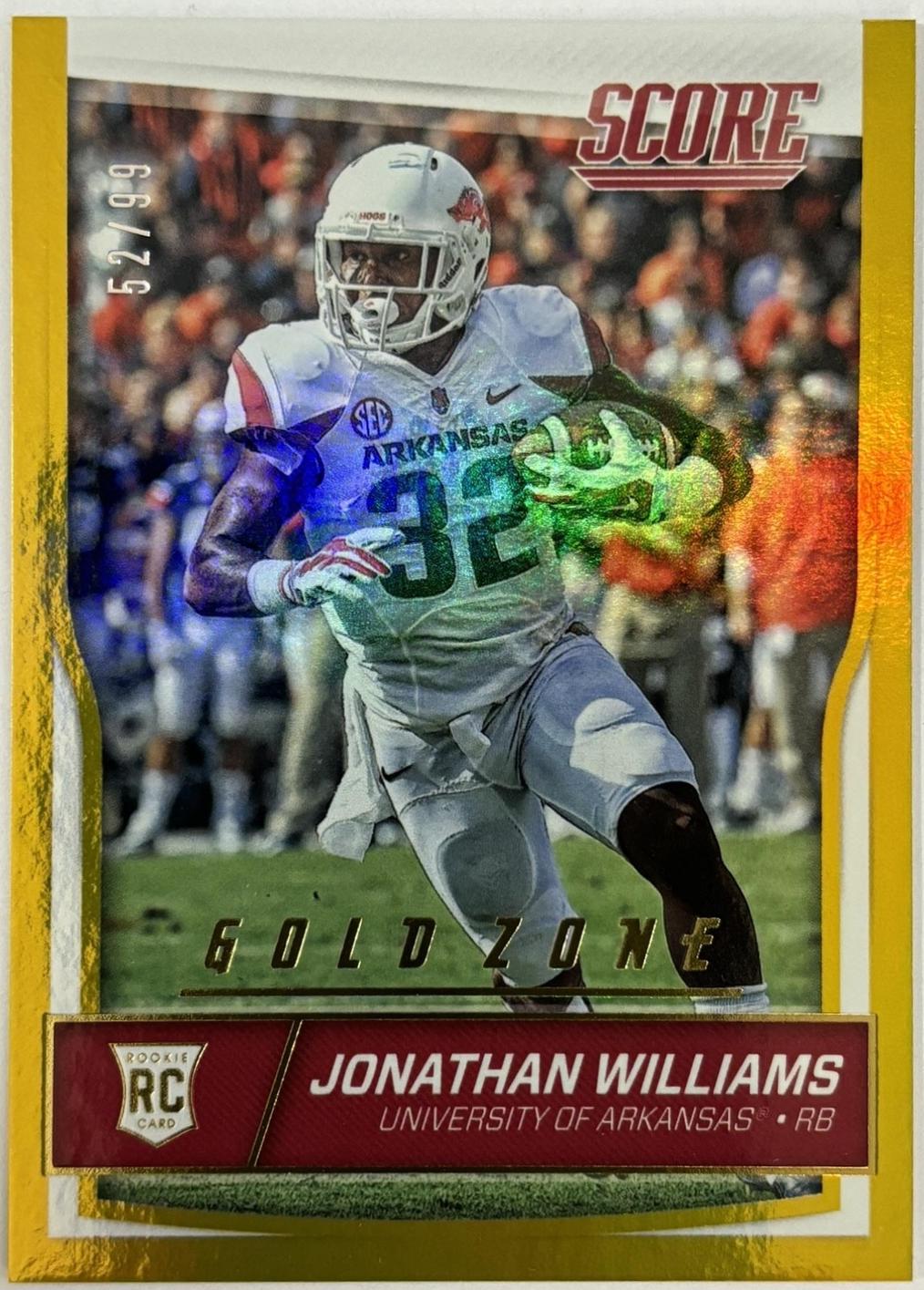 Jonathan Williams [Jumbo Gold Zone] #353