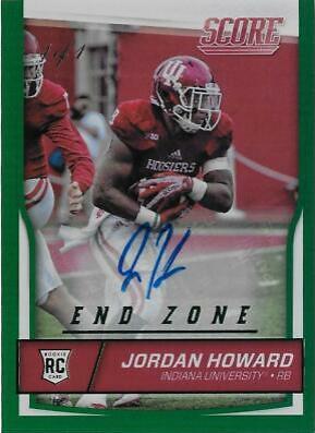 Jordan Howard [Autograph End Zone] #356