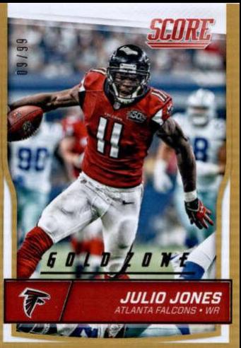 Julio Jones [Jumbo Gold Zone] #16
