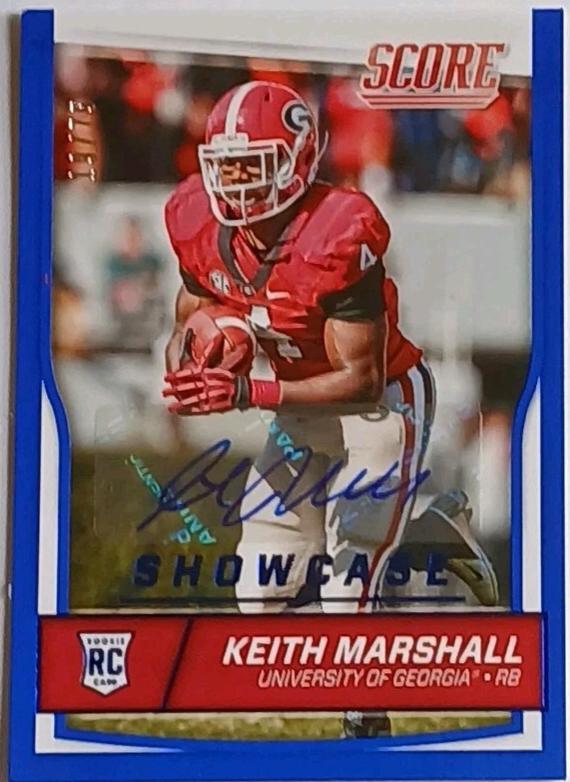 Keith Marshall [Autograph Showcase] #422