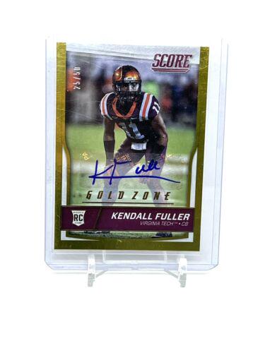 Kendall Fuller [Autograph Gold Zone] #415