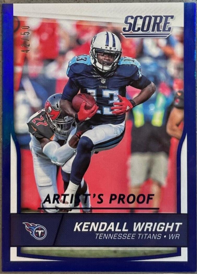 Kendall Wright [Jumbo Artist's Proof] #315