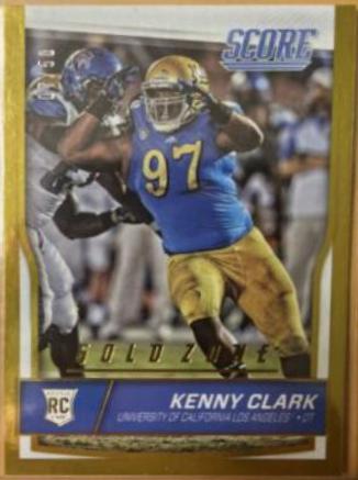Kenny Clark [Jumbo Gold Zone] #392
