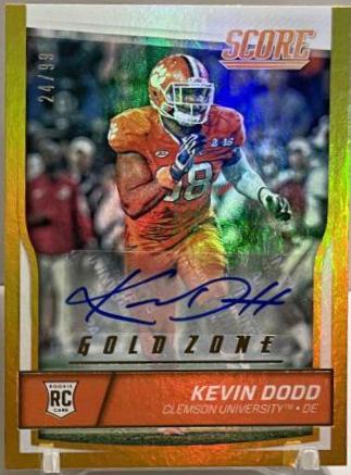 Kevin Dodd [Autograph Jumbo Gold Zone] #403